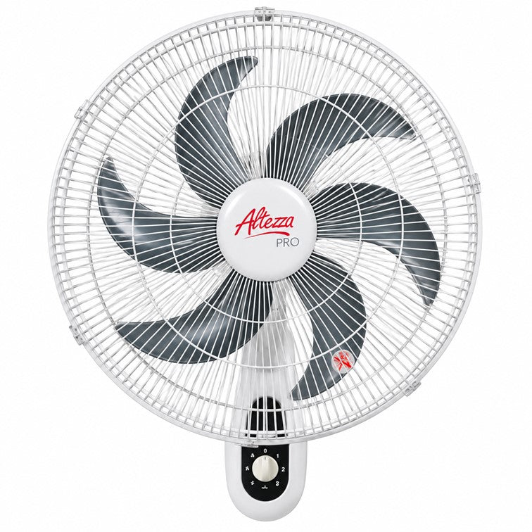 Ventilador Altezza Pro Pared Malla Metálica Motor a Balinera - 6 Aspas AWF-18 PRO