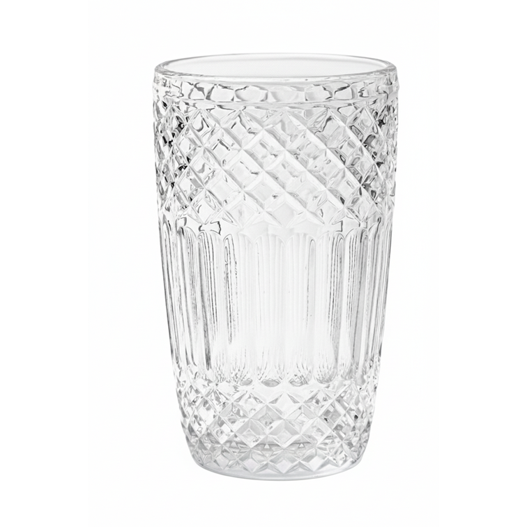 Set X6 Unidades Vasos de Vidrio Vintage Alumar OCT-K80047L
