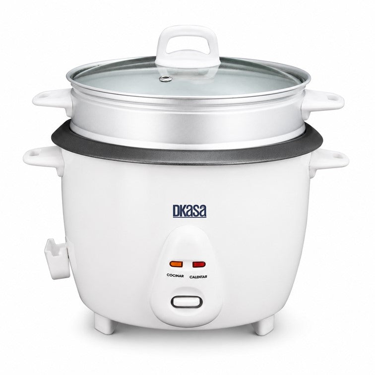 Olla Arrocera Dkasa de 1.8 Libras Blanca RC-B1.8LV3A