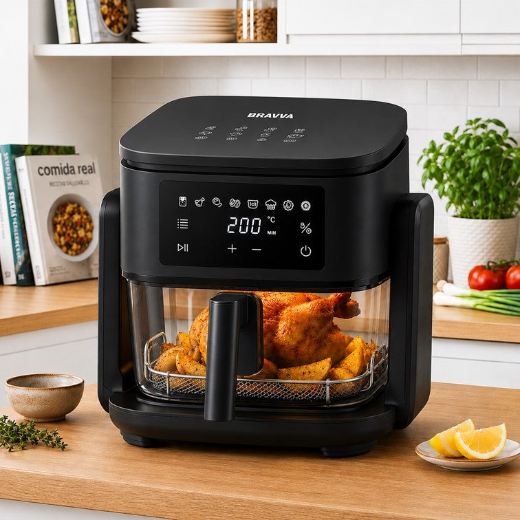 Freidora de Aire Digital BRAVVA HAUS Maxi 5 Litros