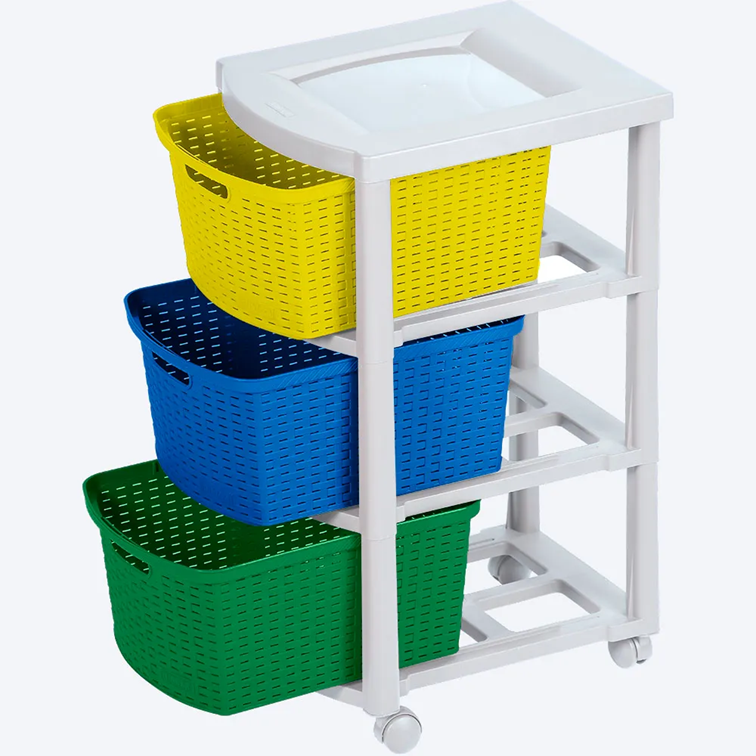Cajonero Apariencia Rattan Rimax 3 Gavetas Aventure Niño 14004