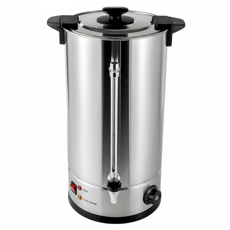 Percoladora CLM de Café/Té de 25 Litros - 200 Tazas