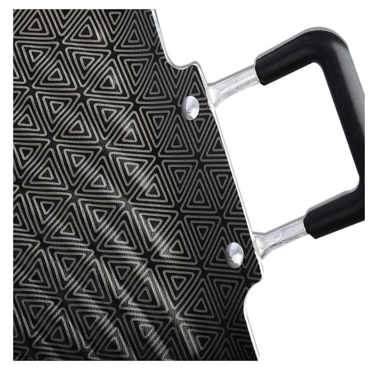 Plancha Doble Antiadherente Con Venas Imusa 50x27 Cm 5861022640