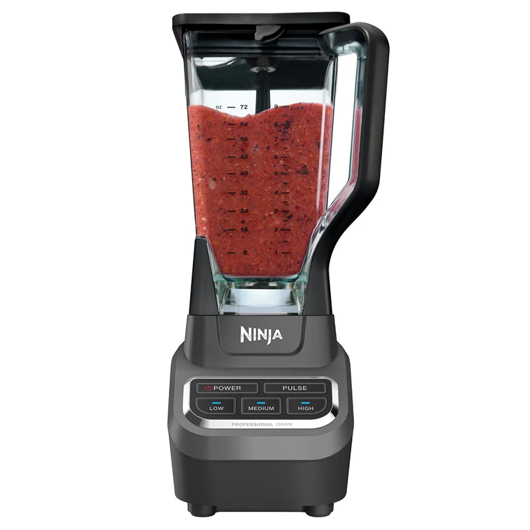 Licuadora Ninja Profesional de 1000 W Color Negro/Plata