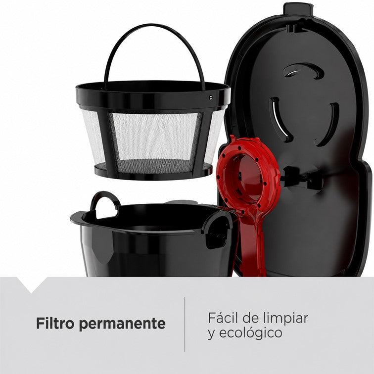 Cafetera Eléctrica Black + Decker Vortex de 12 Tazas con Filtro CM0916B
