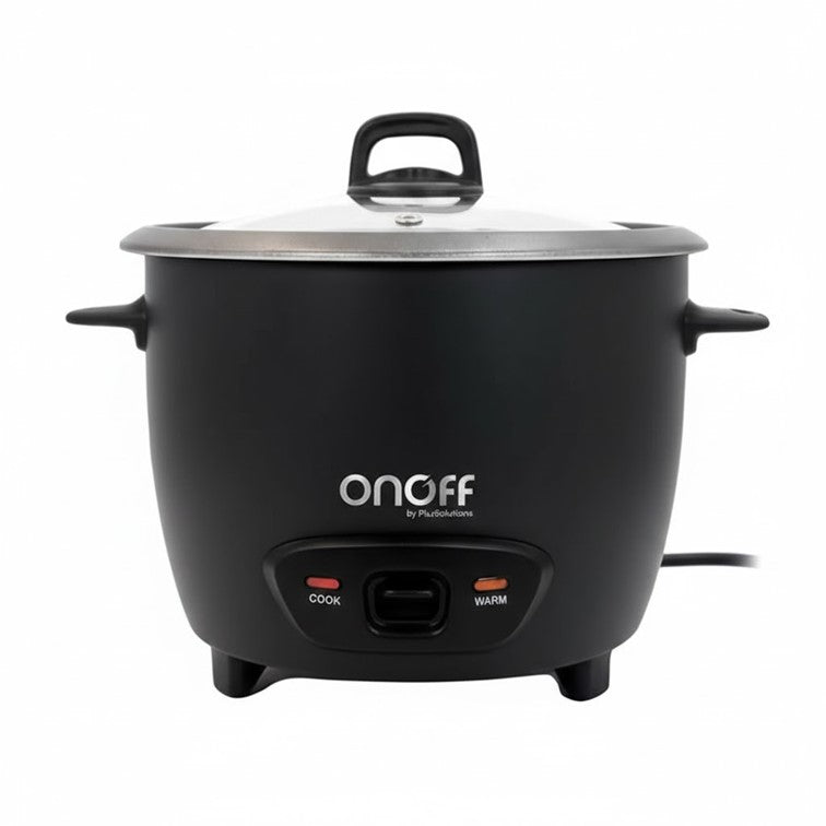 Olla Arrocera OnOff de 1,8 Libras Negra RP1551