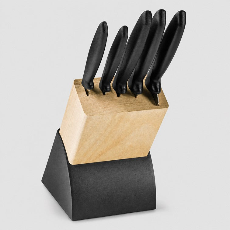 Combo de Cocina Tramontina - Sartenes X3 Und Turim + Cuchillos X5 Und Taco Madera