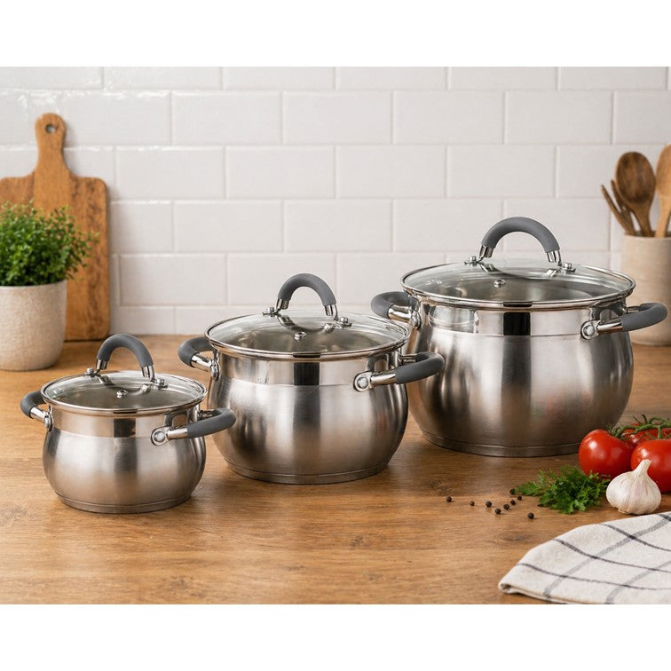 Olla en Acero Inoxidable de 18 Cm Home Elements HESOA-18