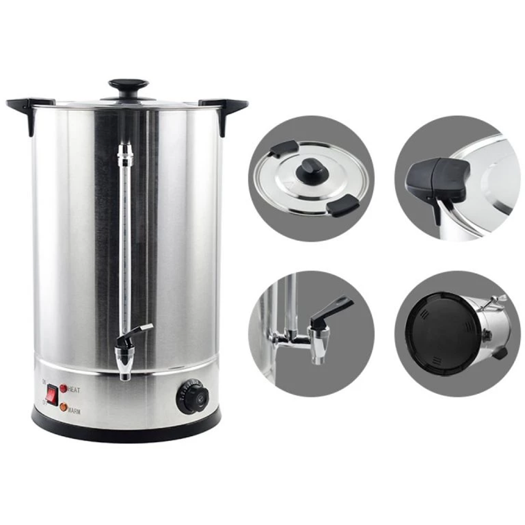 Percoladora CLM de Café/Té de 25 Litros - 200 Tazas