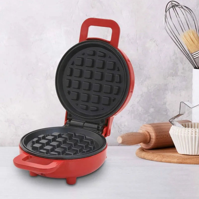 Mini Waflera Roja Home Elements de 12 Cm HEWM-68R