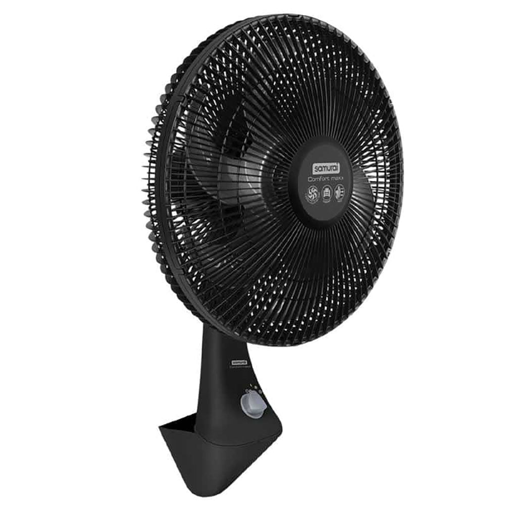 Ventilador 2 en 1 Samurai Comfort Maxx Plus Negro