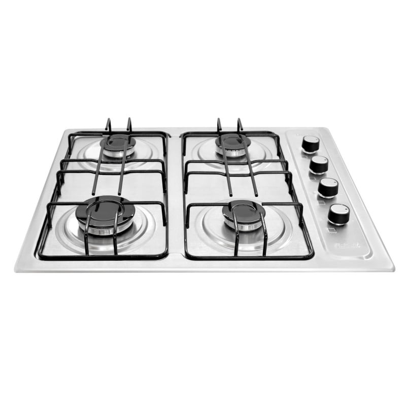 Estufa de Empotrar en Acero Inoxidable con Encendido Eléctrico Gas Propano 5524