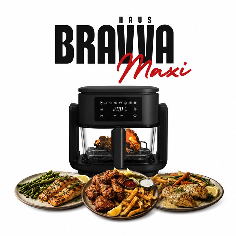 Freidora de Aire Digital BRAVVA HAUS Maxi 5 Litros