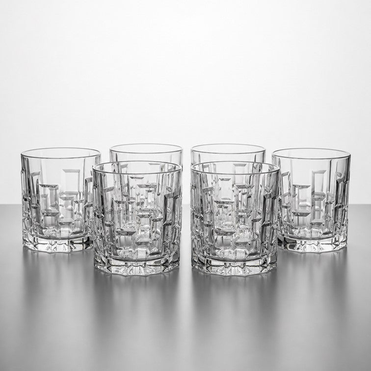 Set X6 Piezas Vasos Cortos Línea Etna de Cristalería Italiana 27439020006