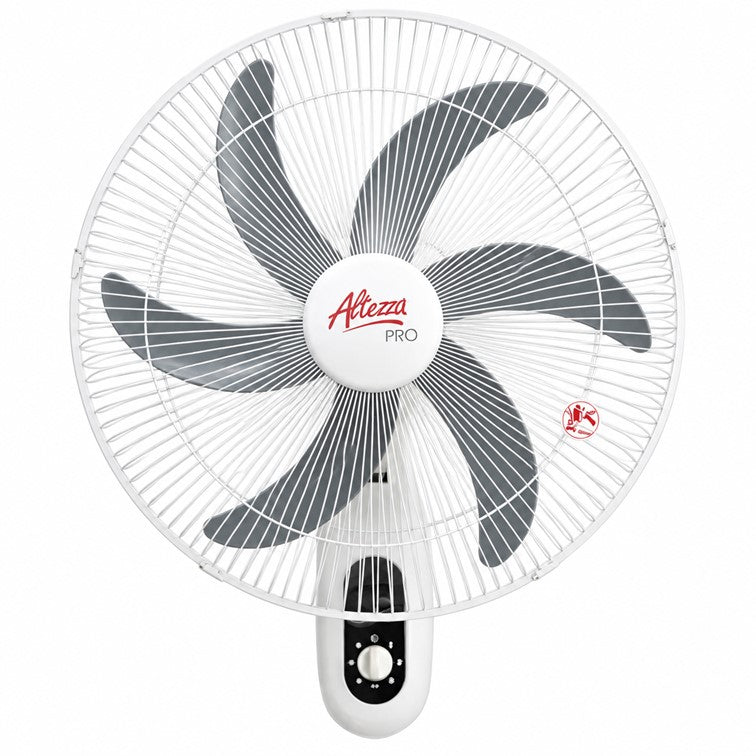 Ventilador Altezza Pro Pared Malla Metálica Motor a Balinera - 6 Aspas AWF-18 PRO
