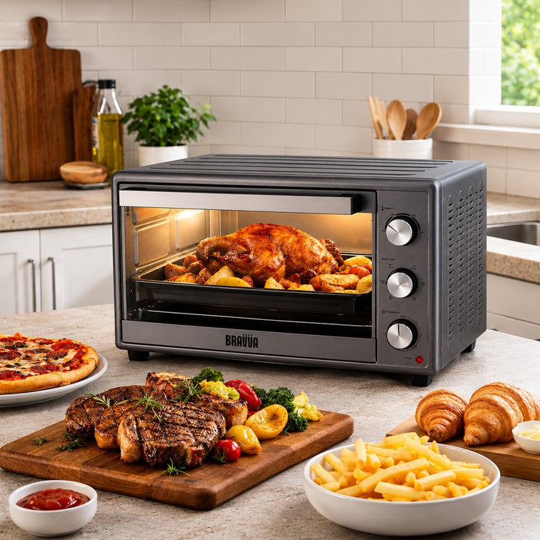 Horno Eléctrico BRAVVA HAUS Rotisserie 46 Litros