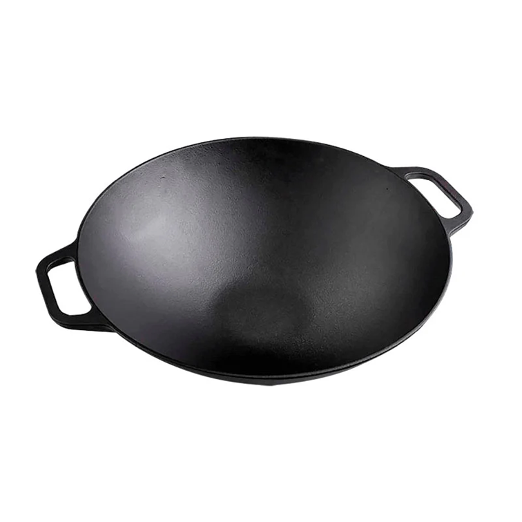 Sartén Wok de Hierro Fundido Victoria de 35,5 Cm 30926