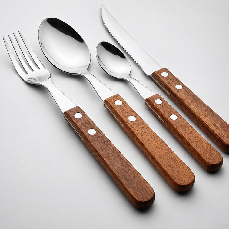 Set de Cubiertos Excalibur de 16 piezas en Acero Inoxidable A151-WD2301-16B