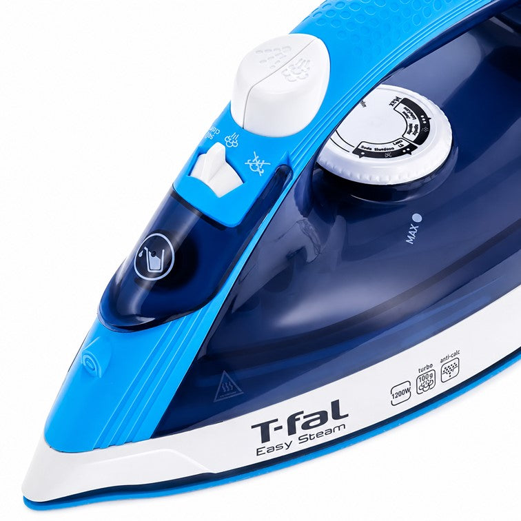 Plancha de Ropa T-FAL Vapor Easy Steam Antiadherente Azul 1830007780