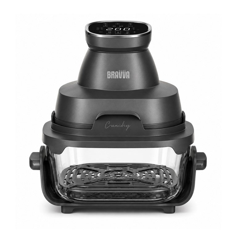 Freidora de Aire Digital BRAVVA HAUS Crunchy Doble Taza