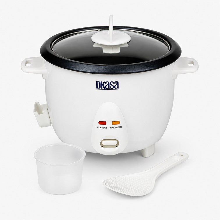 Olla Arrocera Dkasa de 1 Libra Blanca RC-B1L2A