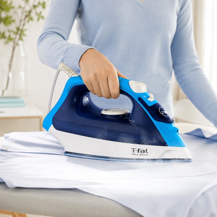 Plancha de Ropa T-FAL Vapor Easy Steam Antiadherente Azul 1830007780