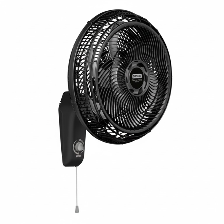 Ventilador Samurai Silence Force Maxx de Pared Negro 5861036468