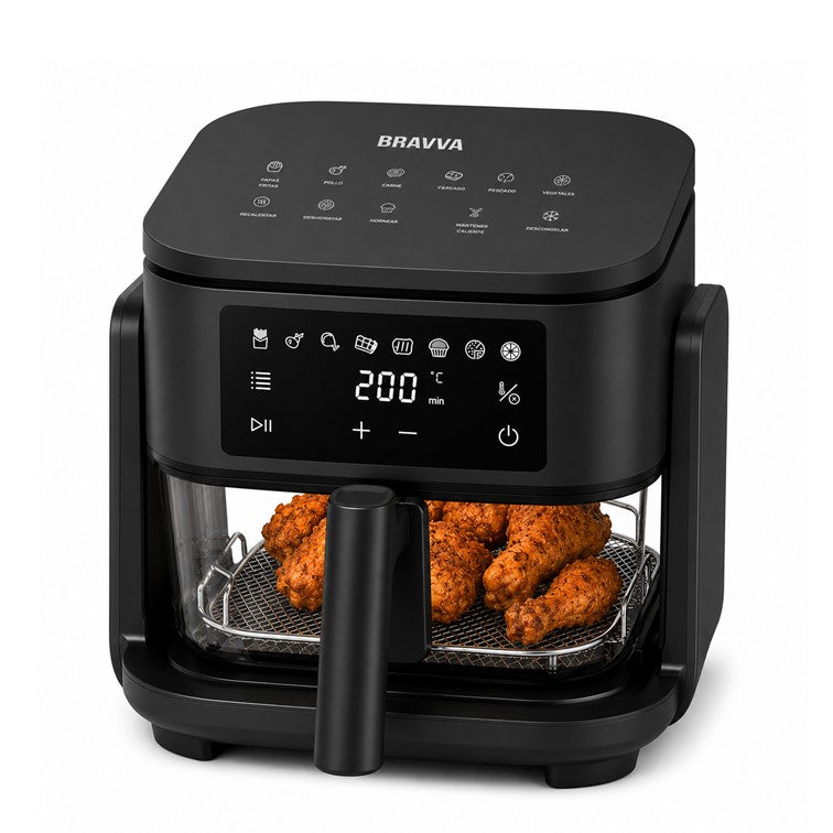 Freidora de Aire Digital BRAVVA HAUS Maxi 5 Litros