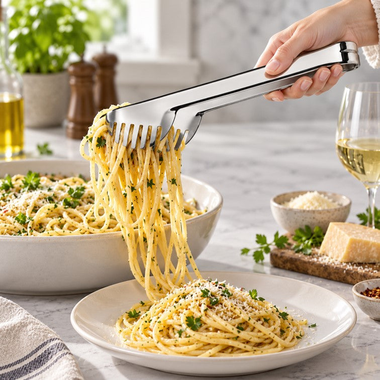 Pinza Tramontina Utility Para Pasta de 32 Cm  en Acero Inoxidable 63800/ 805