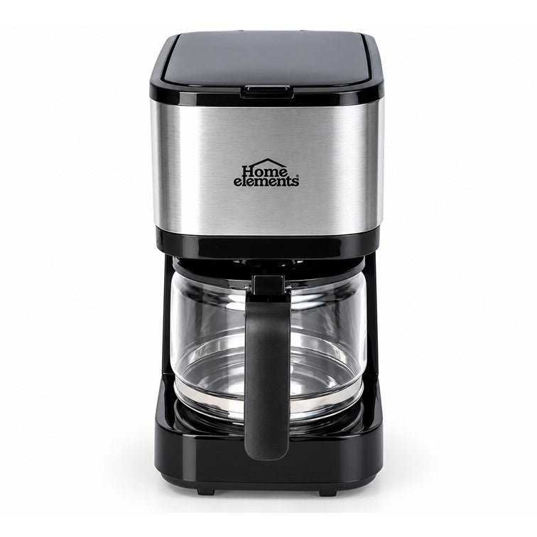 Cafetera Home Elements de 6 Tazas en Acero Inoxidable HECM-9420SS