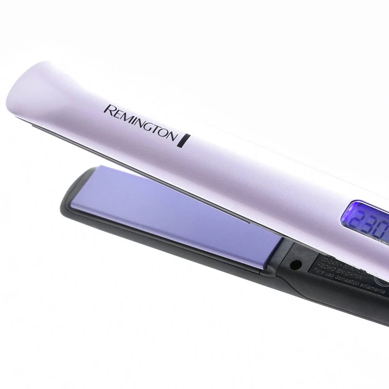 Plancha Alisadora de Cabello Remington Alisadora Frizz Morada S8510