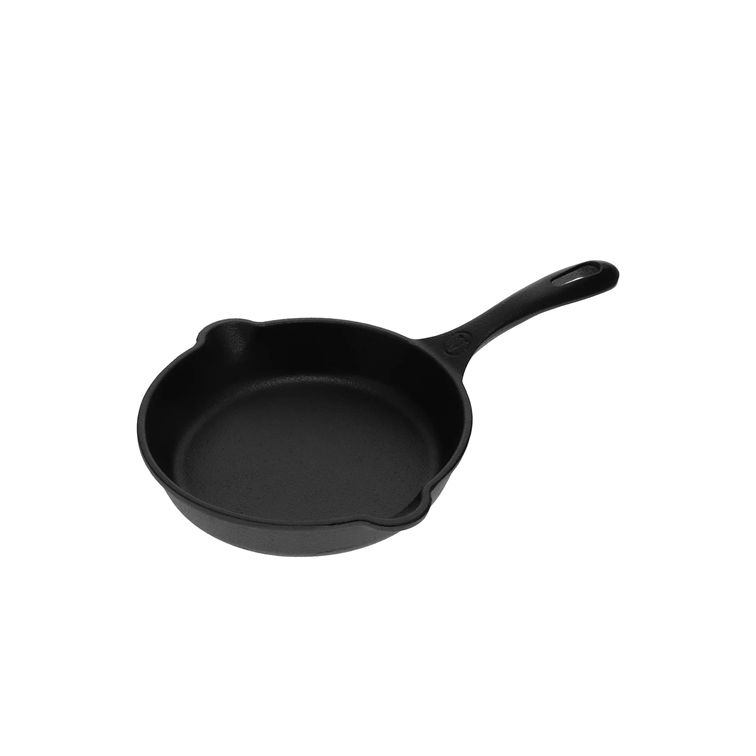 Combo Sartén de Hierro Fundido Con Tapa de Vidrio Victoria de 16,5 Cm