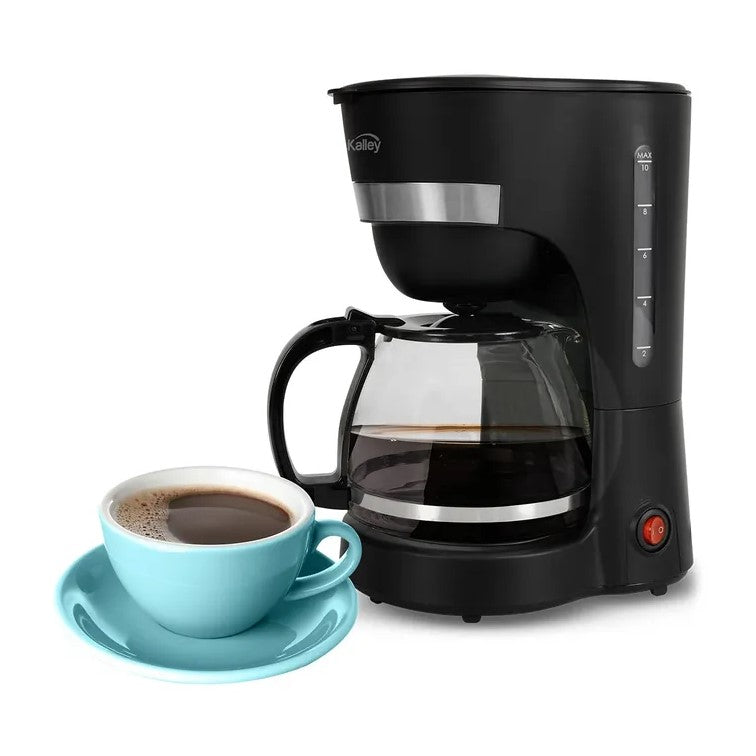 Cafetera Basica Kalley de 10 Tazas Negro K-CN10