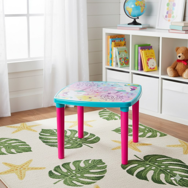 Mesa Infantil Armaty Decorada Unicornio