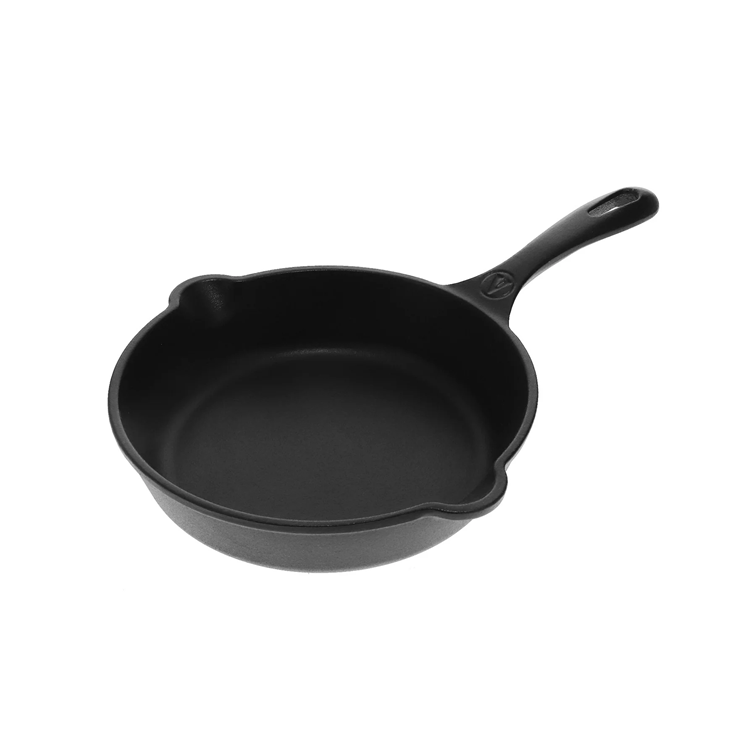 Combo Sartén de Hierro Fundido Con Tapa de Vidrio Victoria de 20 Cm