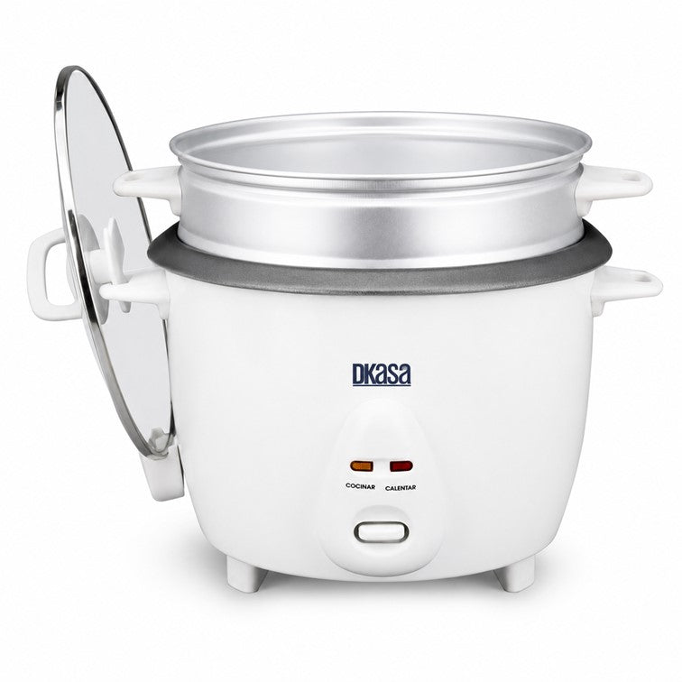 Olla Arrocera Dkasa de 1.8 Libras Blanca RC-B1.8LV3A