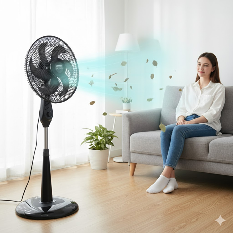 Ventilador Samurai Extremo 2 en 1 Color Negro 5861037054