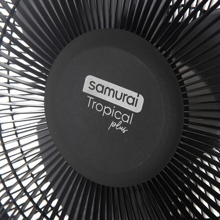 Ventilador Samurai Tropical Plus de Pedestal Negro 5861031361
