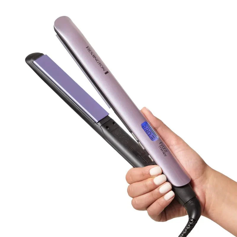 Plancha Alisadora de Cabello Remington Alisadora Frizz Morada S8510