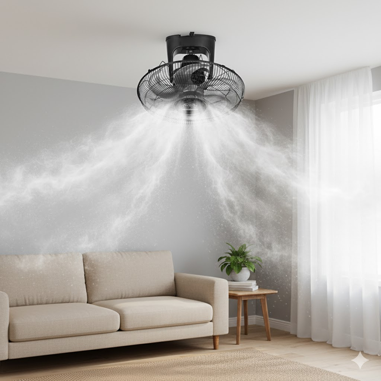 Ventilador Home Elements Órbital MaxiFlow de 18 Pulgadas HEELO18N