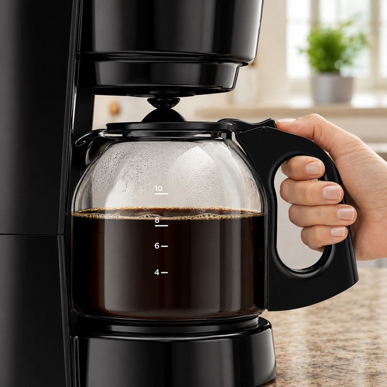 Cafetera Eléctrica Black + Decker Vortex de 12 Tazas con Filtro CM0916B