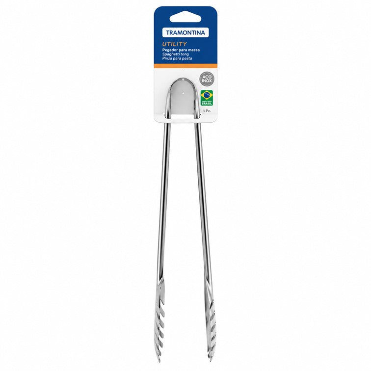 Pinza Tramontina Utility Para Pasta de 32 Cm  en Acero Inoxidable 63800/ 805