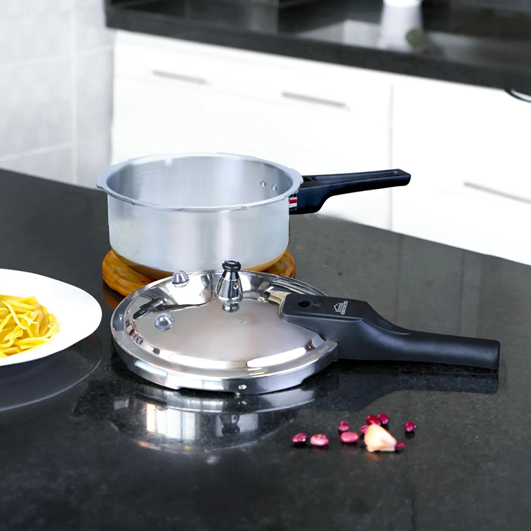 Olla a Presión Home Elements de 2 Litros Con Tapa en Acero Inoxidable HEPC2LLSS