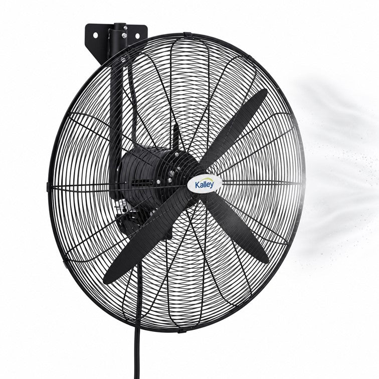 Ventilador Industrial de Pared Kalley de 26" Negro K-VAP26W