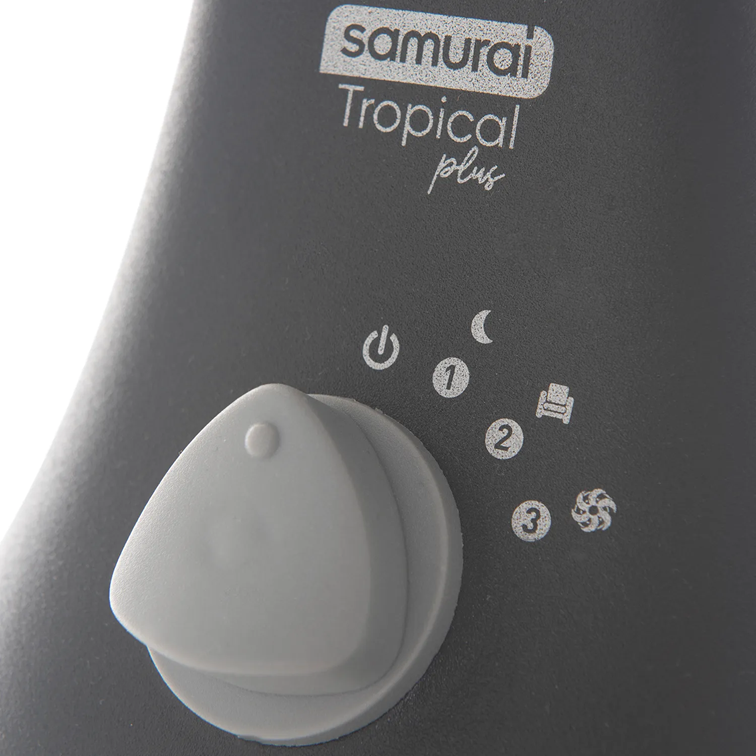 Ventilador Samurai Tropical Plus de Pedestal Negro 5861031361