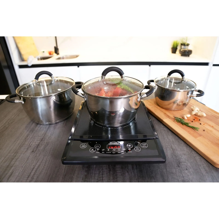 Batería Home Elements de 6 Piezas En acero Inoxidable HESO-5028SS