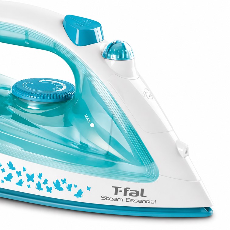Plancha de Ropa T-FAL Vapor Essential Dura Azul Turquesa 1830007593