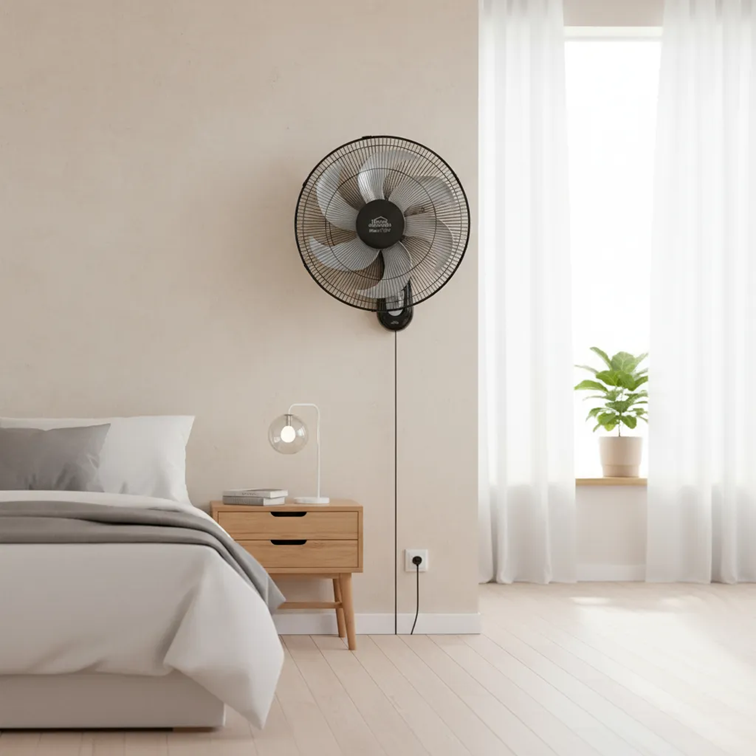 Ventilador Home Elements MaxiFlow de Pared 16" Pulgadas HEMFW6P-16N