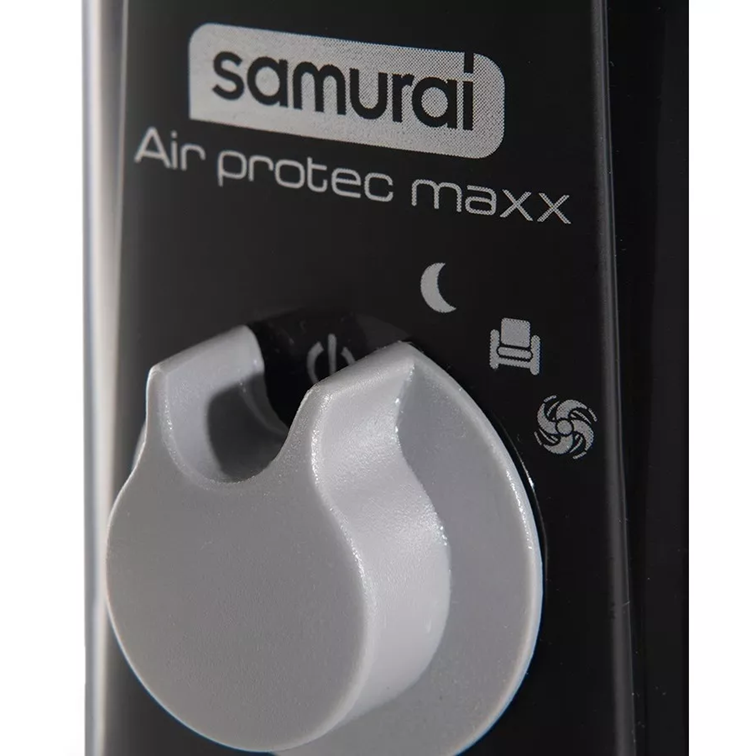 Ventilador Samurai Air Protec Maxx 2 en 1 de 16 Pulgadas Negro 5861027400