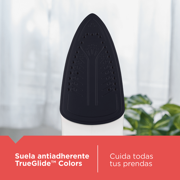 Plancha de Ropa a Vapor TrueGlide Azul Cerámica Black+Decker IRBD365